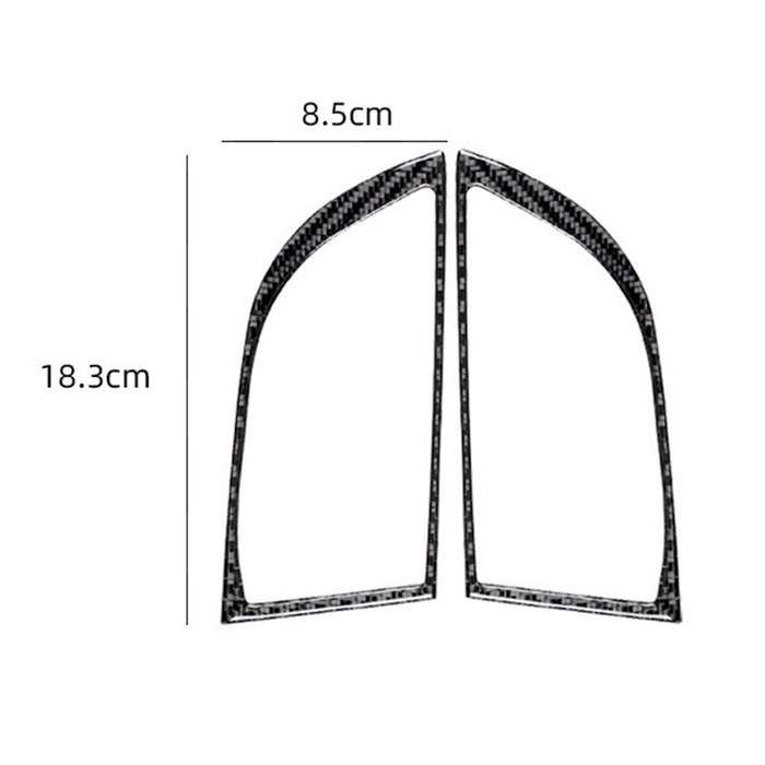 Car Front Fog Lamp Cover Trim for Toyota Land Cruiser Prado 2010-2018