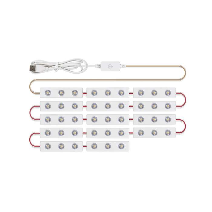 Led Vanity Mirror Light Usb Vanity Makeup Light Ultra Bright 14bulbs