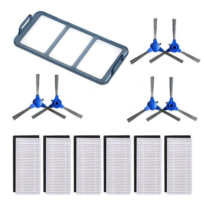 For Eufy Robovac 11s 30c 15c 12 Vacuum Cleaner Edge Brush Hepa Filter