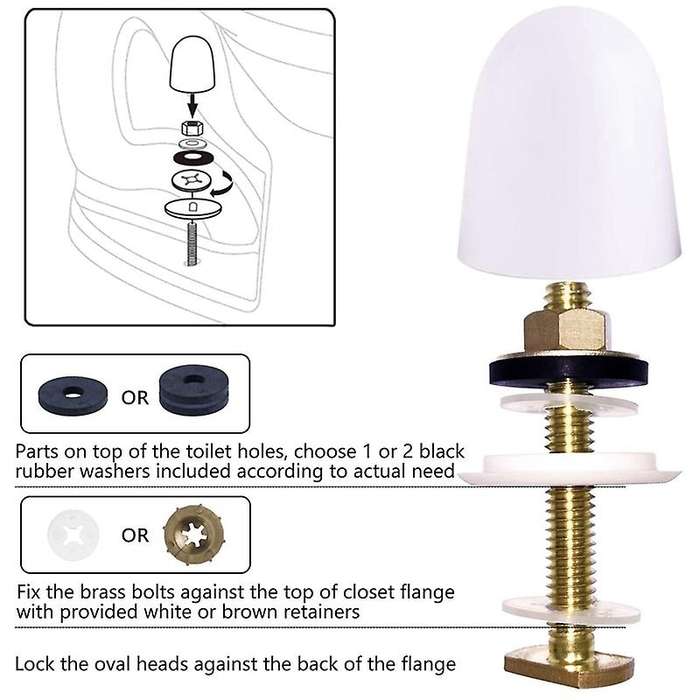 Toilet Wax Ring Kit for Outlet Toilets Install Include Closet Bolts