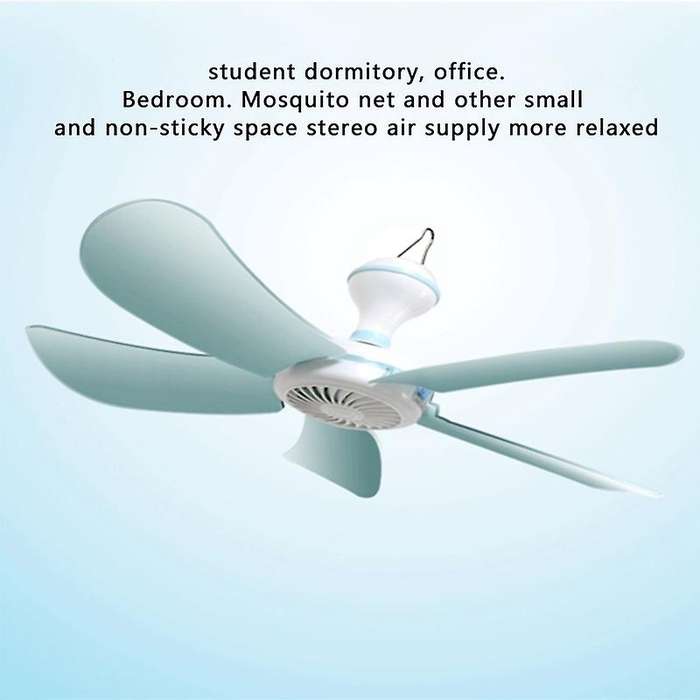5 Ceiling Fans Silent 400mm Energy-saving High-volume Electric Fan Us Plug