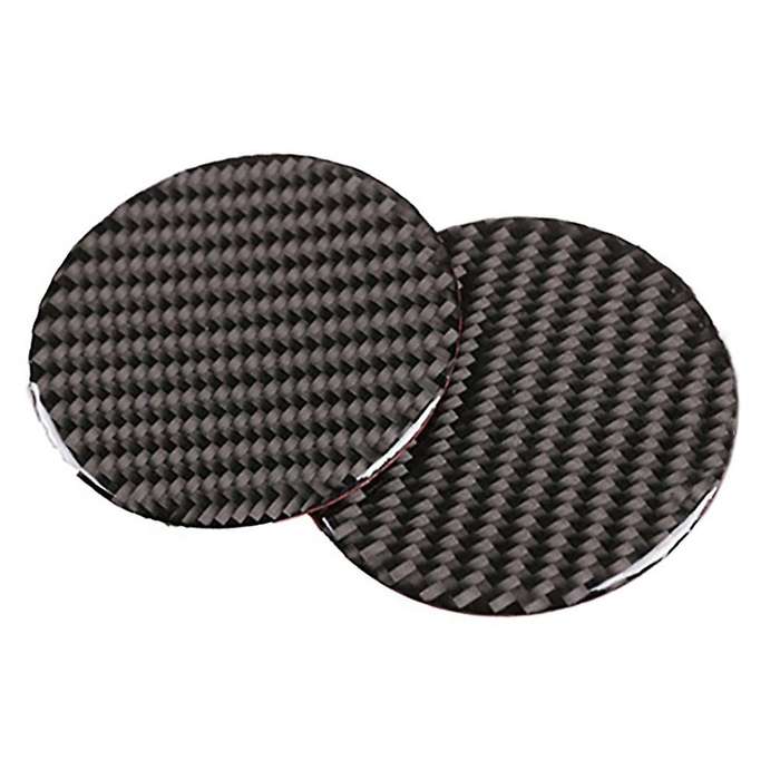 Soft Carbon Fiber Water Cup Holder Mat Cover for Honda Civic 2022