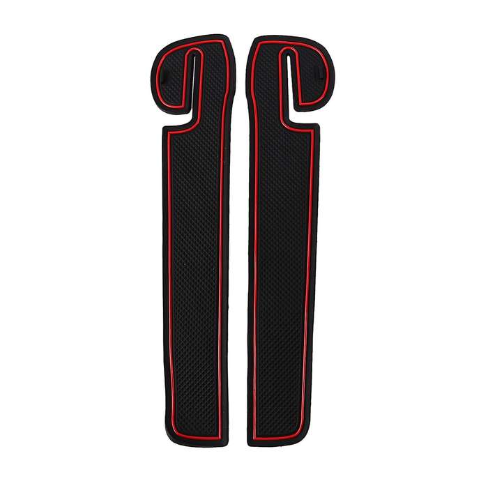 For Suzuki Swift 2018 12pcs Non-slip Rubber Door Groove Mat - Red