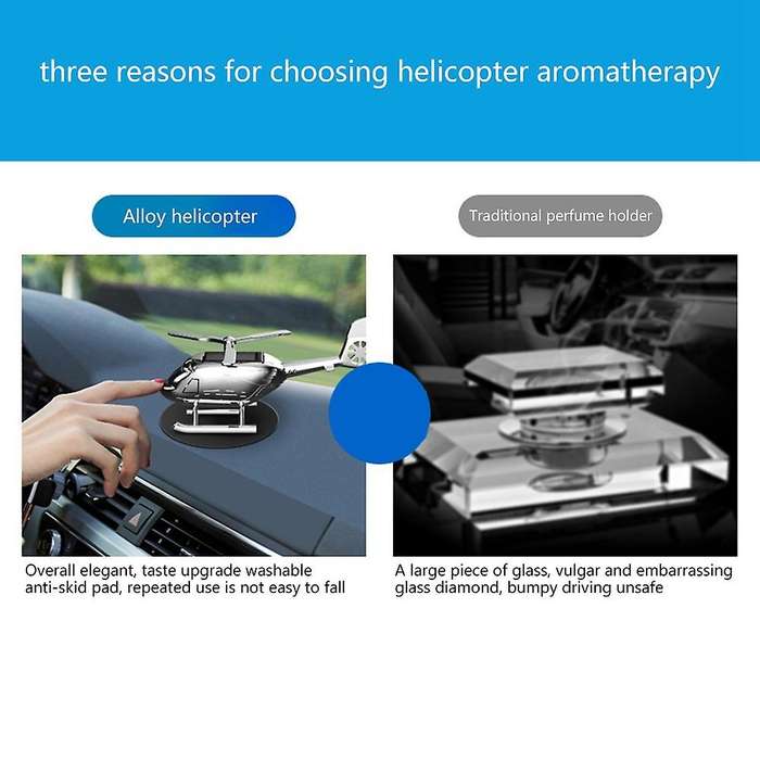 Dashboard Creative Car Aromatherapy Alloy Solar Rotatable