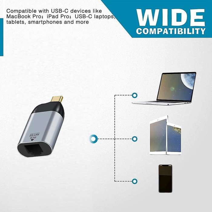 Usb C to Ethernet Adapter Usb-c to Rj45 Lan Network Converter