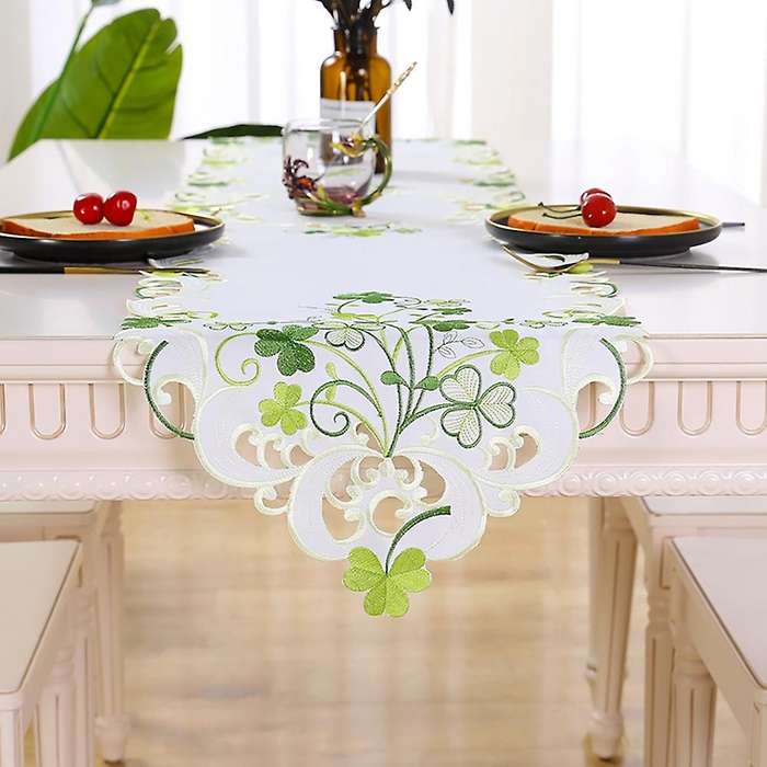 Table Runner, Embroidered Table Flags for Home Tabletop Decoration