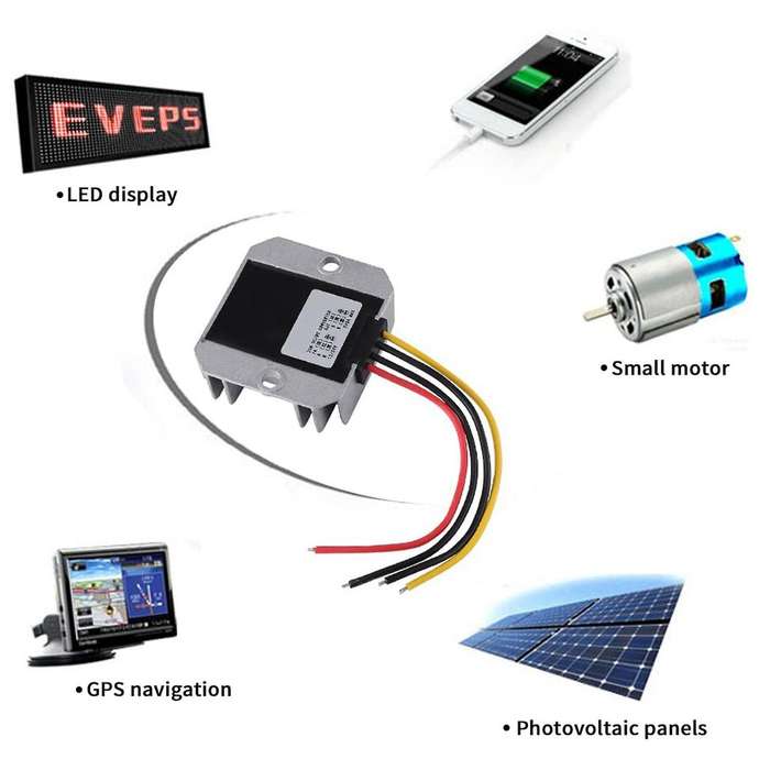 Automotive Dc-dc Voltage Converter Step-down 12v 24v to 5v 5a 25w