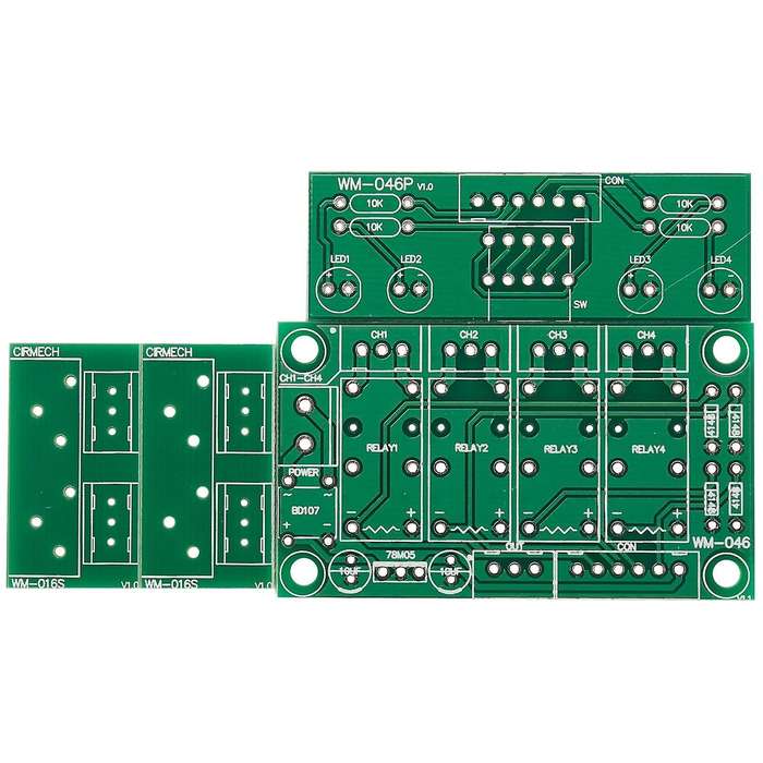Relay 4-way Audio Switching Rca Input Selection Board for Amplifiers