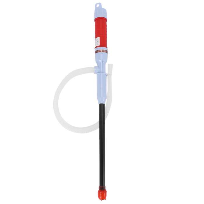 Auto Vehicle Fuel Gas Transfer Suction Pumps Outdoor Handheld Red