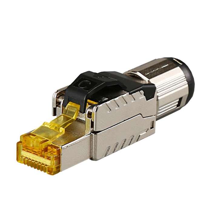 2pcs Cat8 Industrial Ethernet Connector Rj45 Shielded Field Plug Tool
