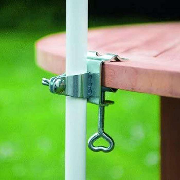 Beach Courtyard Balcony Umbrella Fixing Clip Bracket for Parasols