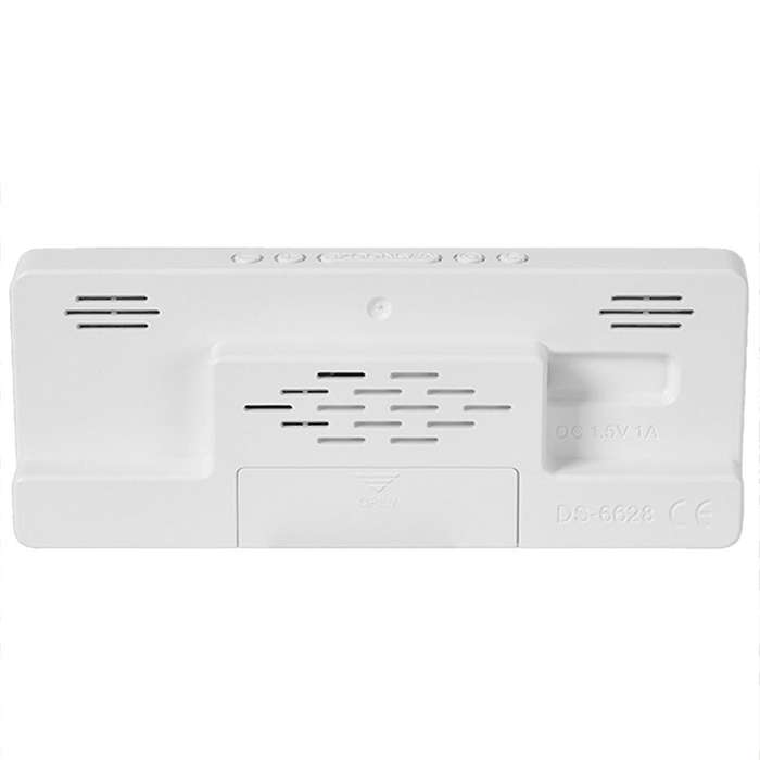 Digital Alarm Clock Led Clock Large Screen Digital Clock White