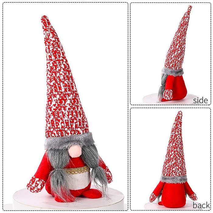 New Kids Toys Christmas Snow Red Faceless Rudolph Doll for Children