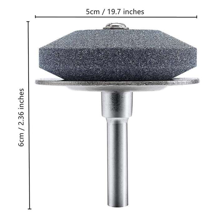 Lawn Mower Blade Sharpener for Power Drill Hand Drill, Blade Balancer