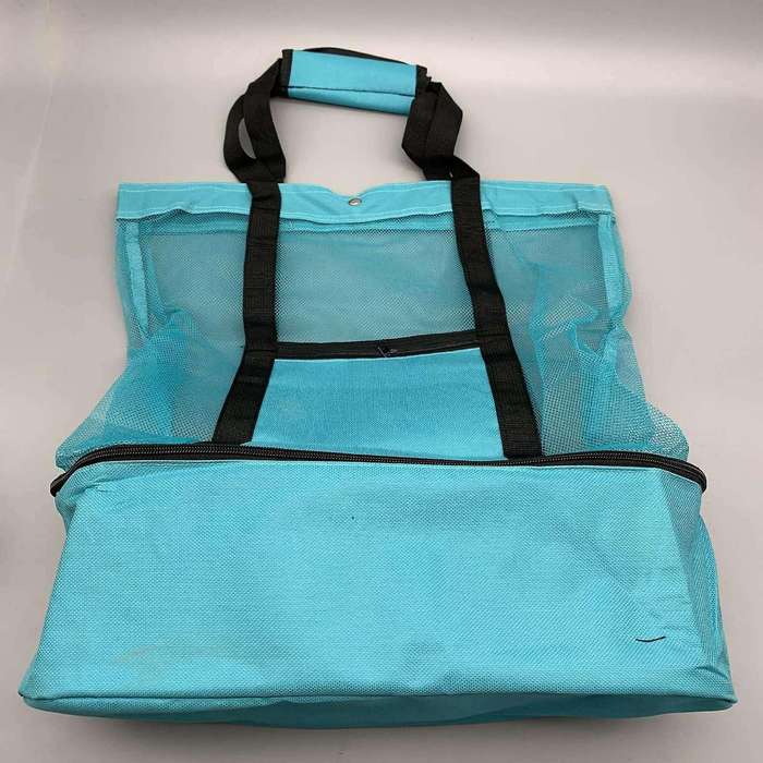 Ladies Picnic Bag Mesh Refrigerator Compartment Oversized -green