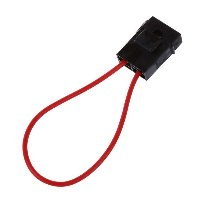 30a Wire In-line Fuse Holder Block Black Red for Car Boat Truck 20pcs