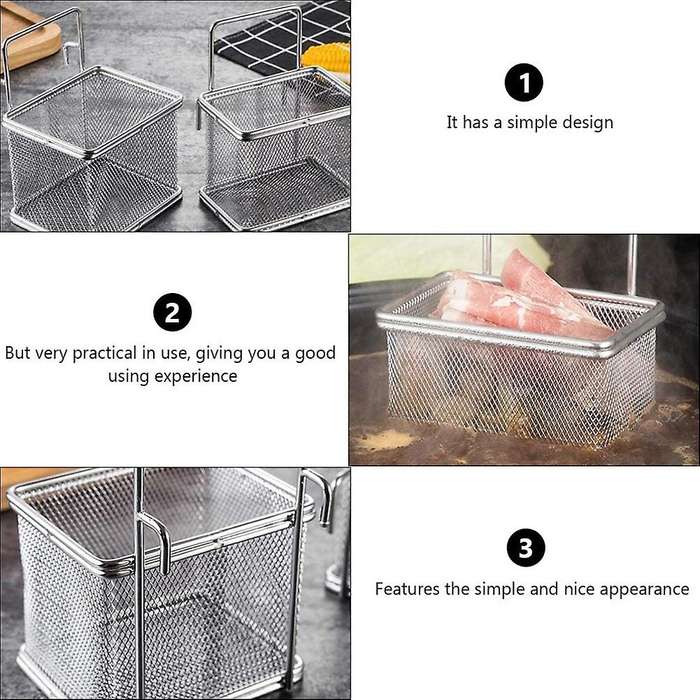 Fine Mesh Strainer Wire Strainer Basket Skimmer for Ramen Cooking