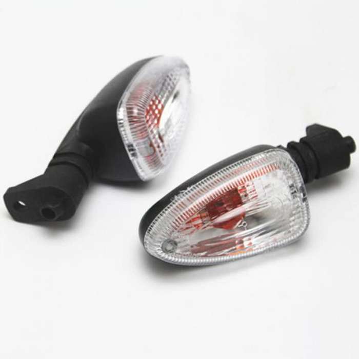 2 Pieces Motorcycle Turn Signal Flashing Light for Bmw 650 750 White