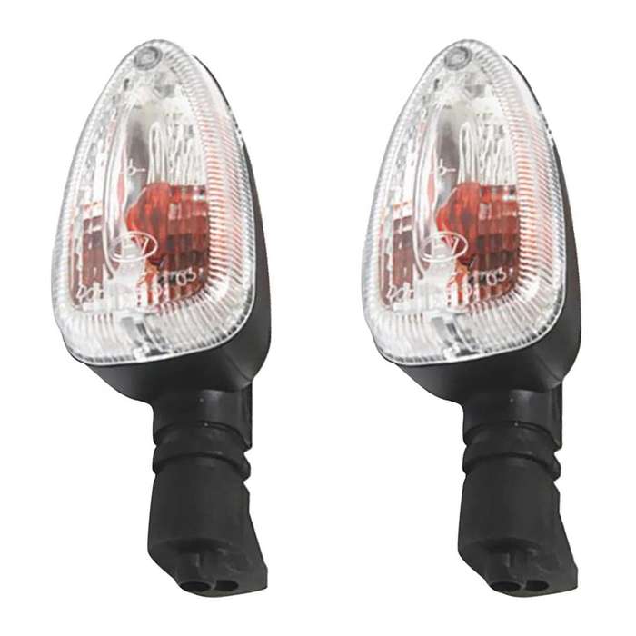 2 Pieces Motorcycle Turn Signal Flashing Light for Bmw 650 750 White