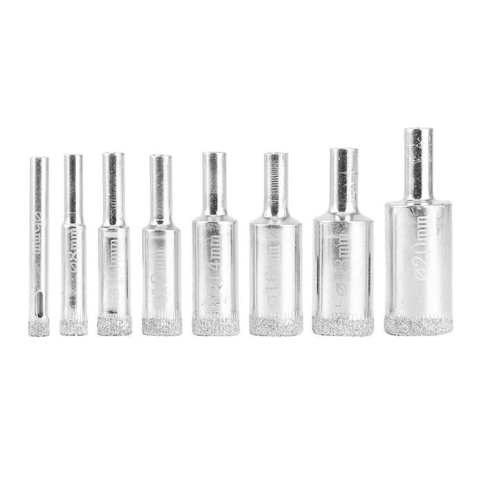 16pcs Diamond Tool Drill Bit Hole Saw Set for Glass Ceramic 6mm-50mm