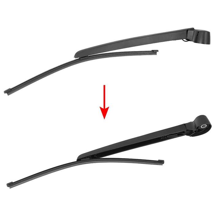 Rear Windshield Wiper Blade Arm Set For-porsche Cayenne