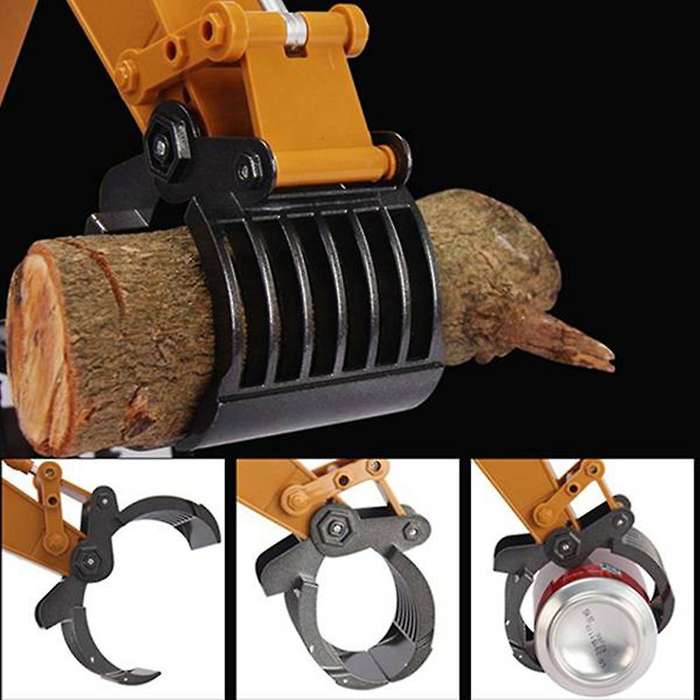 Metal 570 Gripper Pickup Hand for Huina 570 1570 Excavator Toys