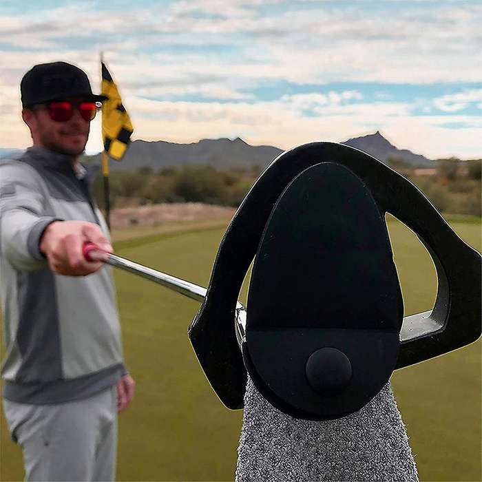Magnetic Towel, for Strong Hold to Golf Carts Or Clubs,green