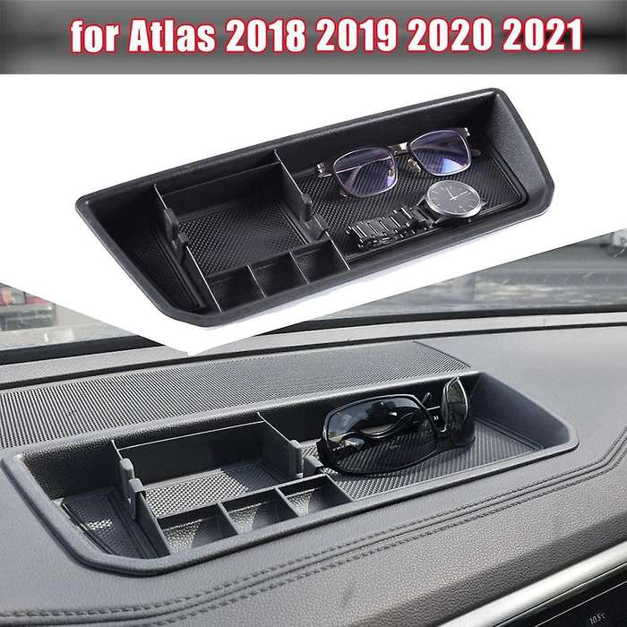 Interior Dashboard Storage Box Organizer Holder Tray for Atlas