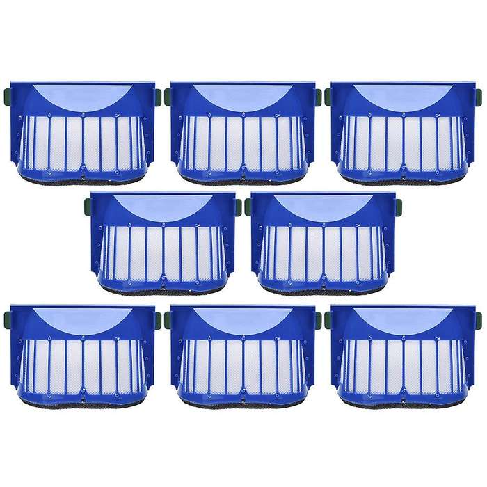 8pcs Filter Sweeping Robot for Irobot Roomba 500/600 Series Parts