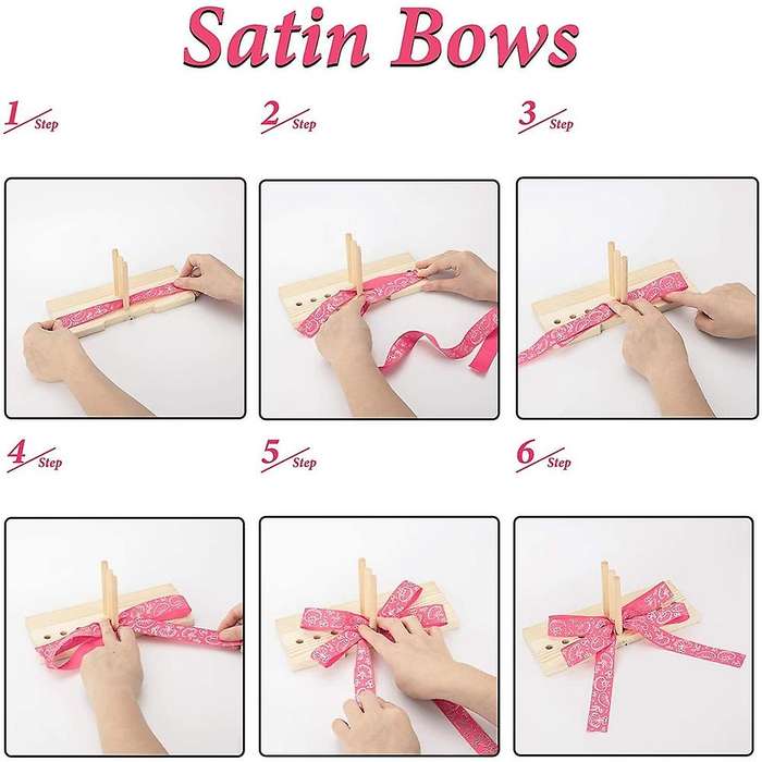 Bowknot Maker Is Suitable for Ribbons,double-sided Wooden Wreaths