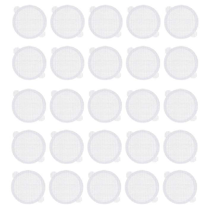 25pcs Disposable Hair Extensions Drain Floor Sink Filter with Sticker
