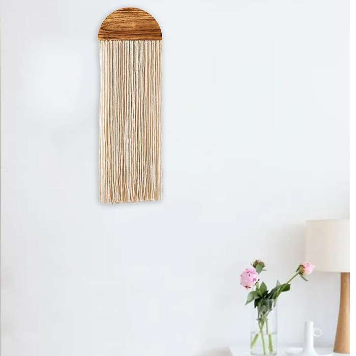 Modern Tassel Circle Tapestry Living Room Wall Decor Tapestry B
