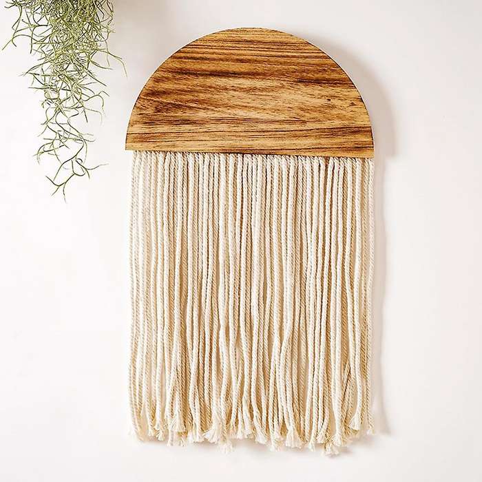 Modern Tassel Circle Tapestry Living Room Wall Decor Tapestry B