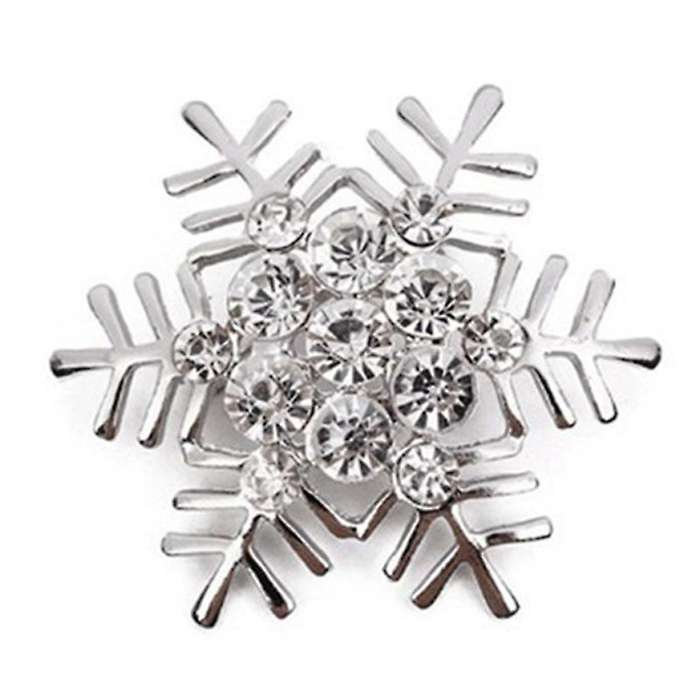 12 Pack Napkin Rings Silver Snowflake Napkin Holder