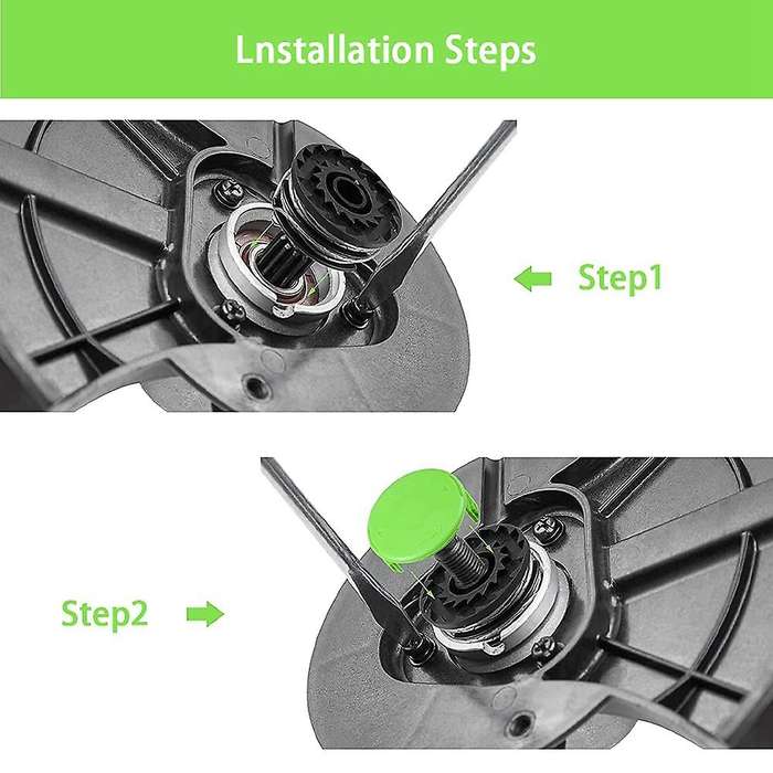 2900719 Weed Eater Dual Line Trimmer Replacement (6 Spool + 2 Cap)