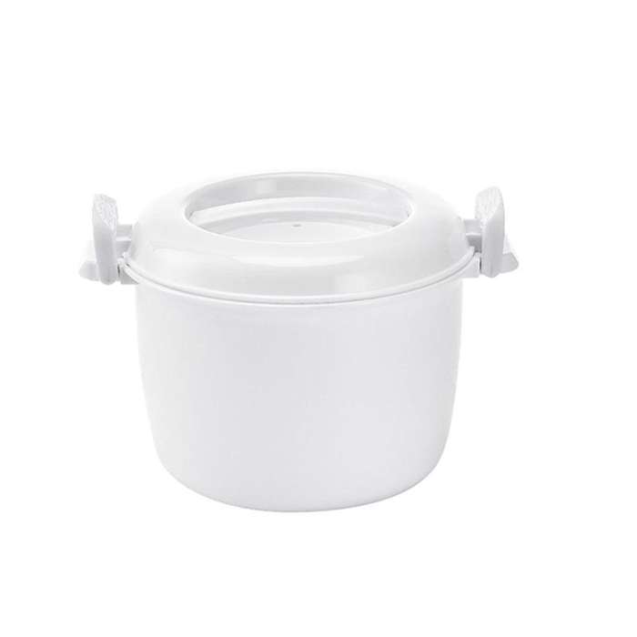Rice Cooker Small Lunch Container for Microwave Oven 17.5x21x14cm