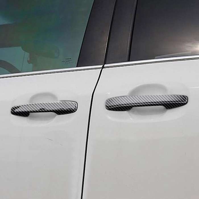Modified Abs Pattern Rear Outer Door Bowl Handle Carbon Fiber Pattern