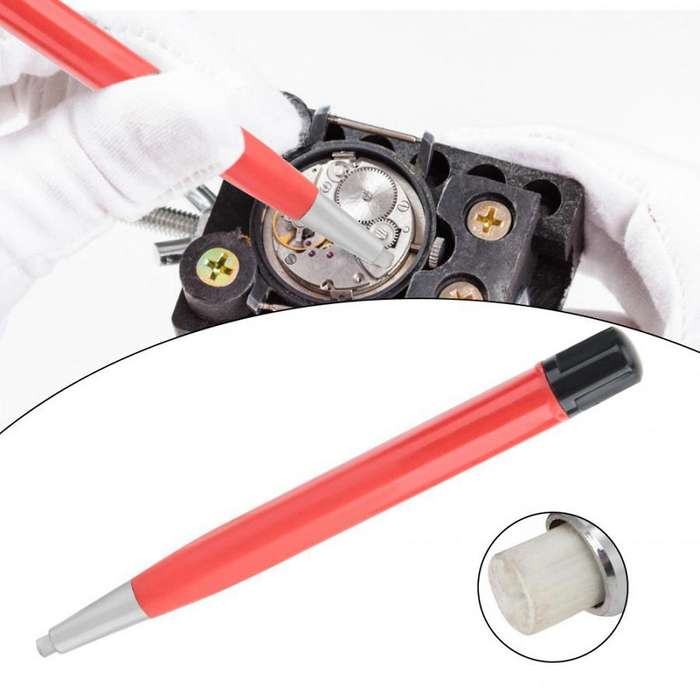 Watch Rust Removal Brush Pen Glass Fiber Watch Parts Repair Tool