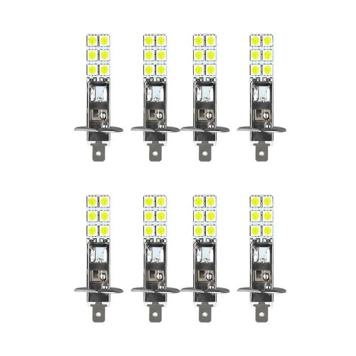 8pcs H1 6000k Super White 80w Led Headlight Bulbs Kit Fog Light