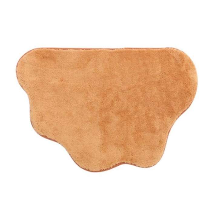 Bathroom Mat Water Absorption Shower Room Carpet Washable Rug (camel)