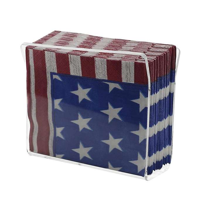 Acrylic Cocktail Napkin Holder, for Napkin Kitchen Dining Table Decor