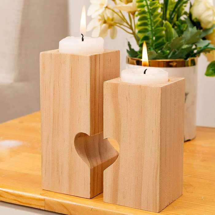 Unique Candle Holder Sticks Wedding Dining Table Decor, for Party