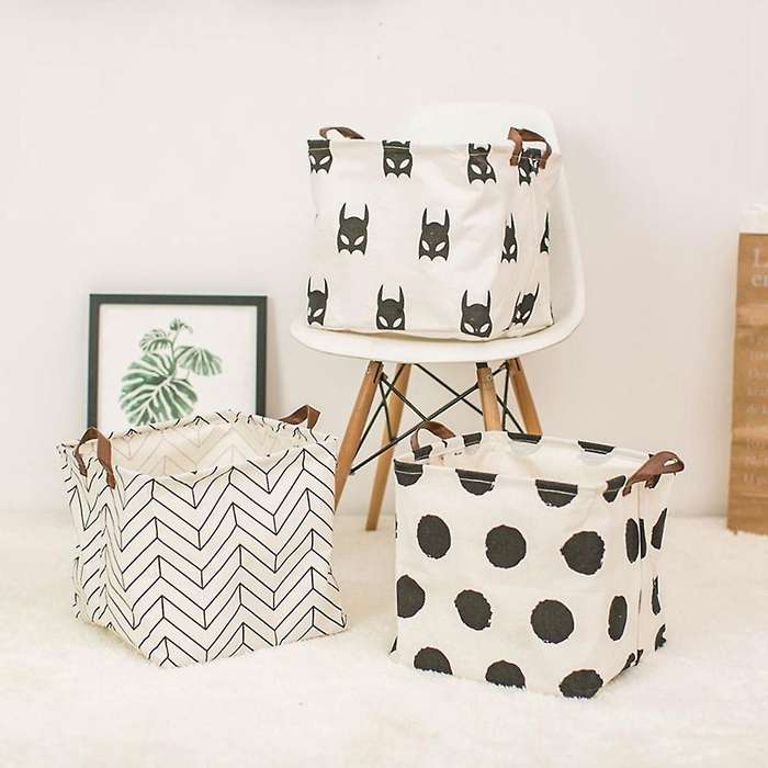 Organizer New Foldable Storage Basket Kids Toys Clothes Storage Box B