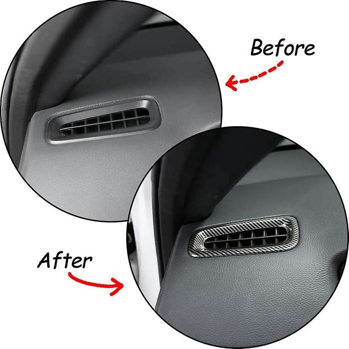 For 11th Honda Civic 2022 Car Dashboard Air Vent Outlet Cover Trim