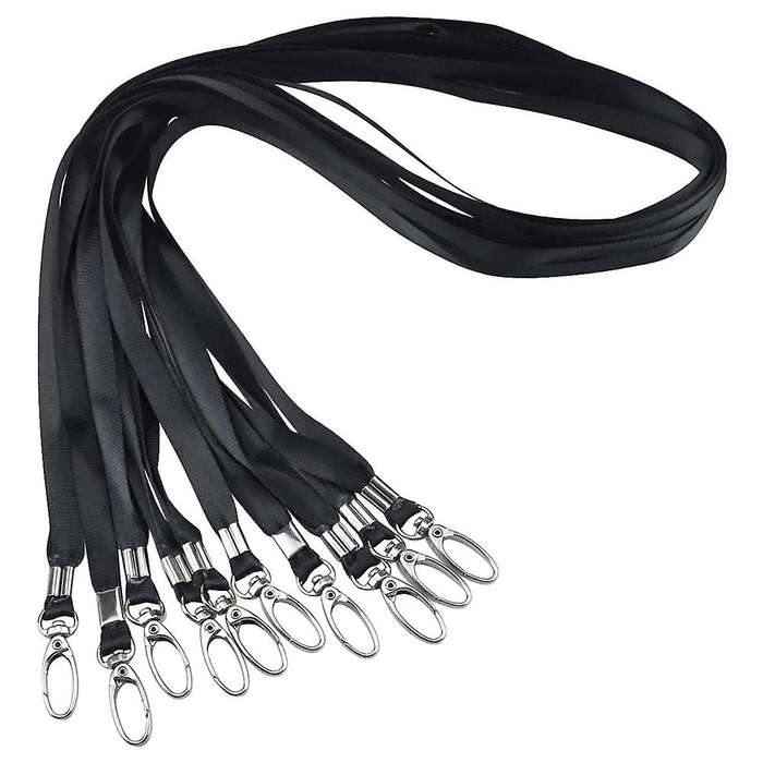 Lanyards for Neck Name Badge Keys Office Flat Nylon Lanyards 20pcs