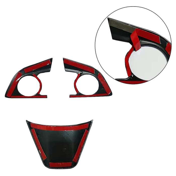 3pcs Abs Steering Wheel Button Cover Sticker,for Avolon 2019 -2022