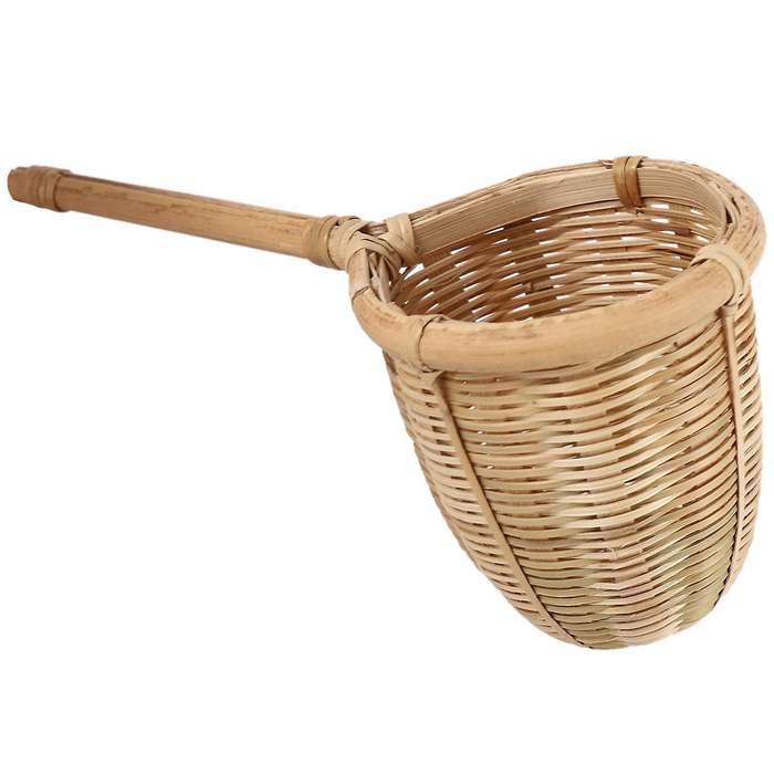 Nature Bamboo Tea Strainer Filter Colander Infuser Handmade Weave