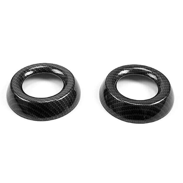 Abs Carbon Fiber Dashboard Side Air Outlets Vent Trim for Nissan