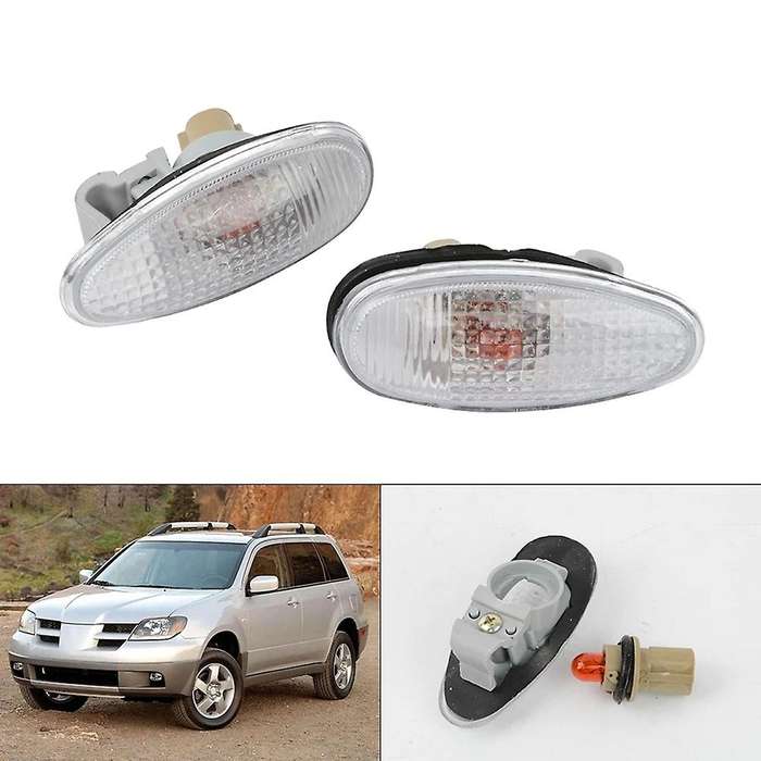 2pcs Side Marker Light for Mitsubishi Lancer Outlander 03-06 Mr522027
