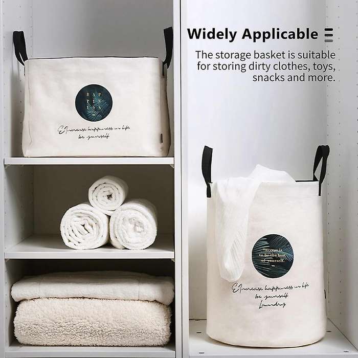 Collapsible Dirty Clothes Toy Basket Bucket Bathroom Organizer Bags-a